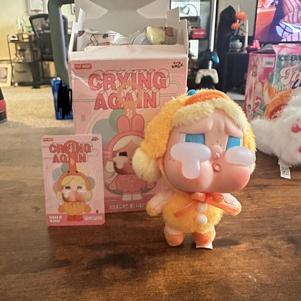 POP MART Crying Again Plush Toy - DUCK YOU